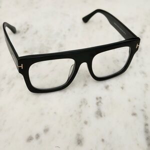 🔥 TOM FORD “FAUSTO” FT0711 Eyeglasses – Size 53-20-145 – Black – Gold T